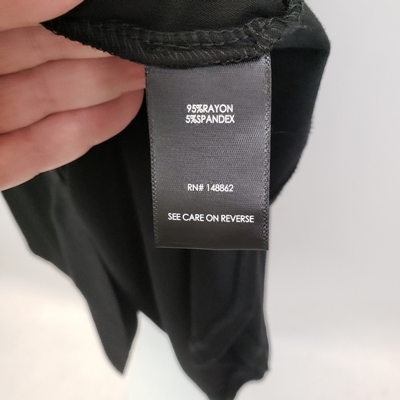 Torrid Mini Jersey Trapeze Dress Black size 2X - Picture 6 of 9